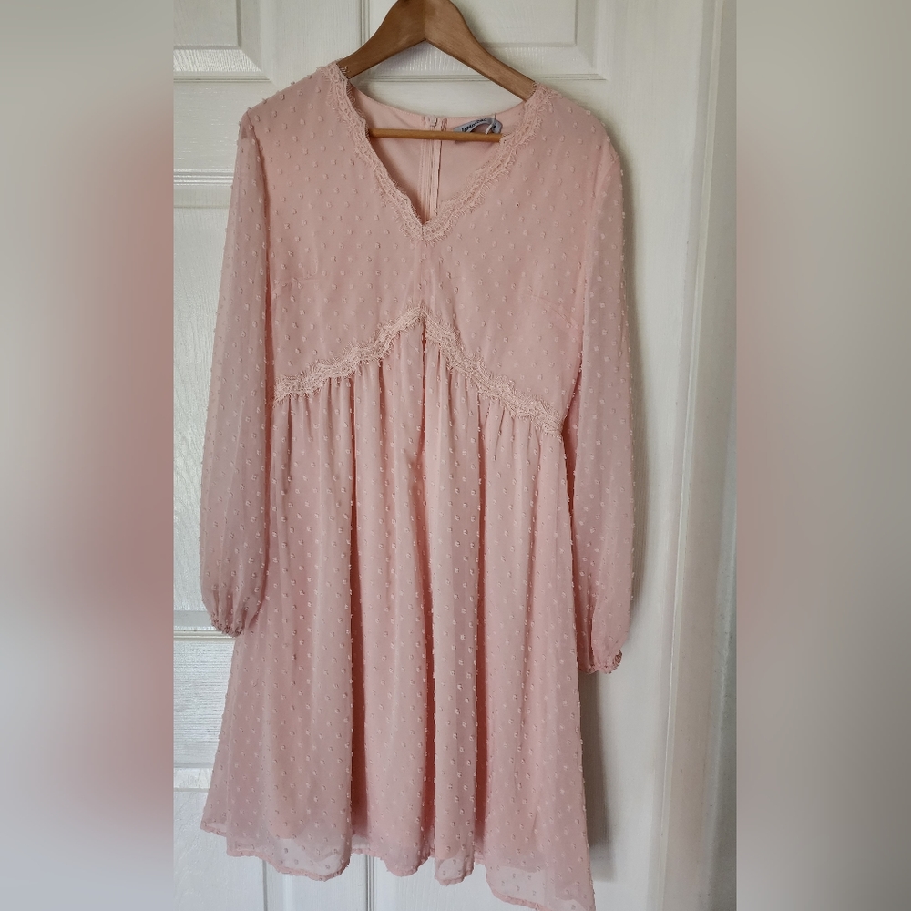 Jasambac medium light pink Maternity dress